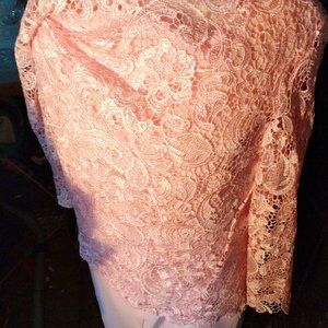 LanTing Bride   Mother Of The Bride 3 Piece Set US Size 2 Pink Women's